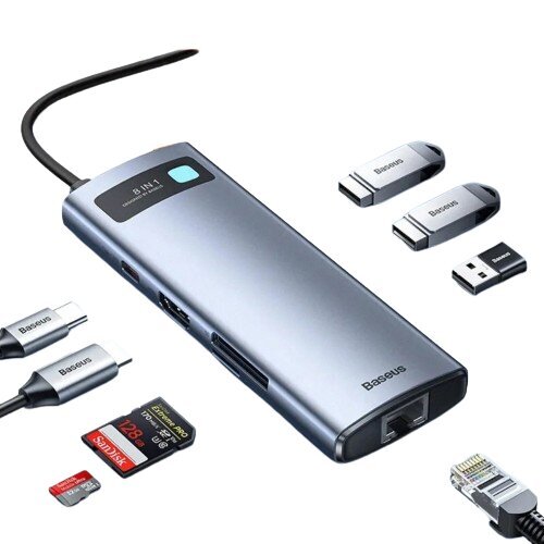Baseus BS-OH102 kaina ir informacija | Adapteriai, USB šakotuvai | pigu.lt