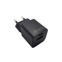 Зарядное устройство GaN USB Type-C, USB Type-A: 30Вт, PPS цена и информация | Зарядные устройства для телефонов | pigu.lt