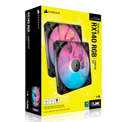 Corsair iCue Link RX140 RGB (CO-9051020-WW) цена и информация | Kompiuterių ventiliatoriai | pigu.lt