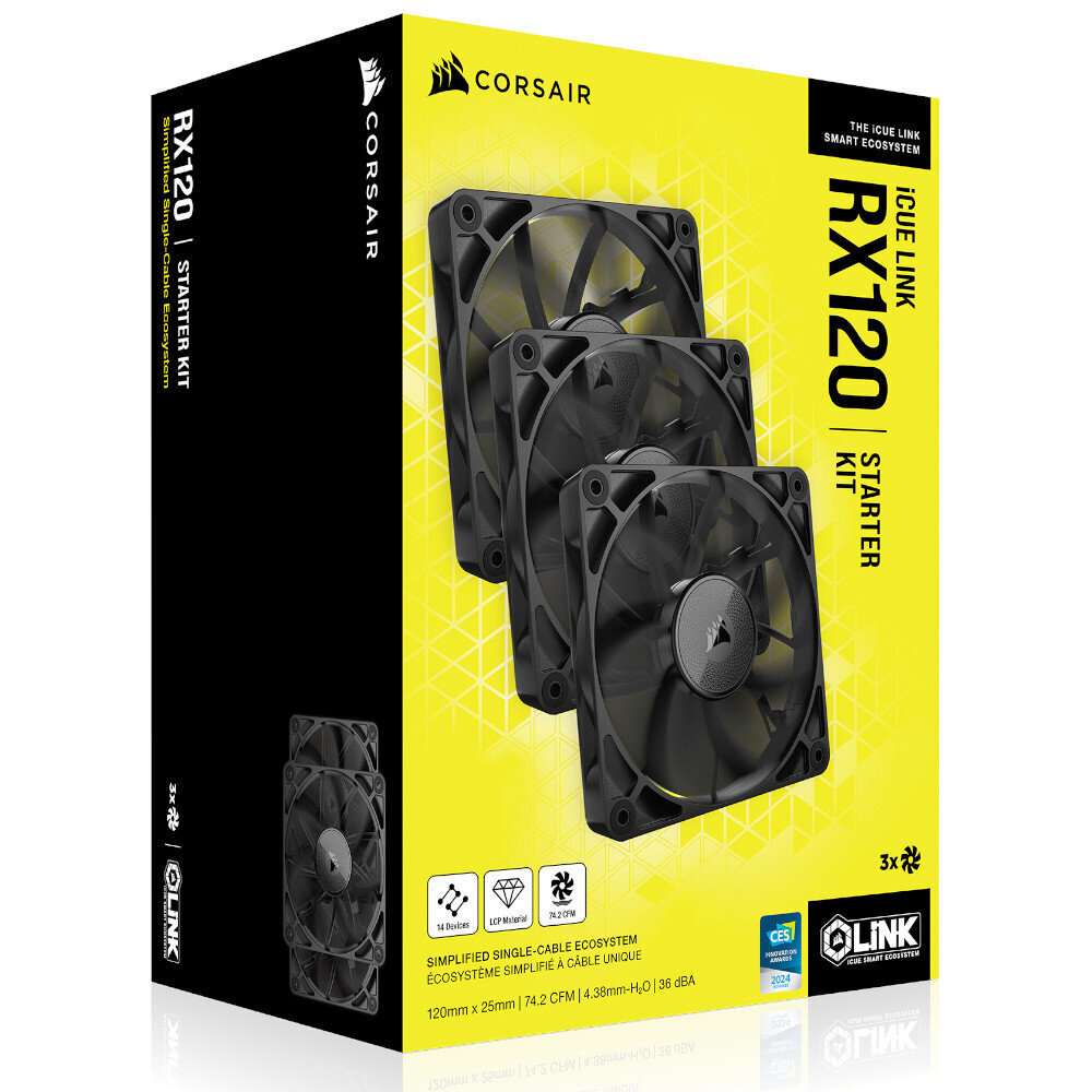 Corsair iCue Link RX120 (CO-9051010-WW) цена и информация | Kompiuterių ventiliatoriai | pigu.lt