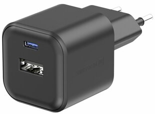 Swissten 3арядное устройство GaN USB-C 20W PD / USB-A 18W QC цена и информация | Зарядные устройства для телефонов | pigu.lt