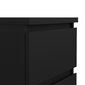 Spintelė Aatrium Naia, 40x40x49,5 cm, juoda kaina ir informacija | Spintelės prie lovos | pigu.lt