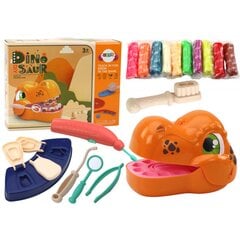 Plastilino žaidimas Lean Toys Dinozauro dantistas kaina ir informacija | Lavinamieji žaislai | pigu.lt