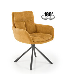 2-ių kėdžių komplektas Halmar K495, geltonas kaina ir informacija | Virtuvės ir valgomojo kėdės | pigu.lt