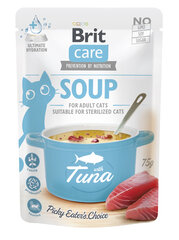 Brit Care Cat Soup Tuna sriuba su tunu katėms 75g цена и информация | Консервы для кошек | pigu.lt
