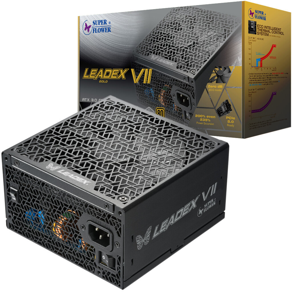 Super Flower Leadex VII XG 1300W цена и информация | Maitinimo šaltiniai (PSU) | pigu.lt