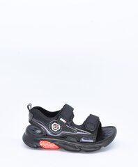 Сандалии для мальчиков Gelteo, 31999102 EIAP00003223, чёрные цена и информация | Детские сандали | pigu.lt