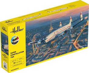 Подарочный набор Heller - Lockheed Super Constellation TWA, 1/72, 58391 цена и информация | Конструкторы и кубики | pigu.lt