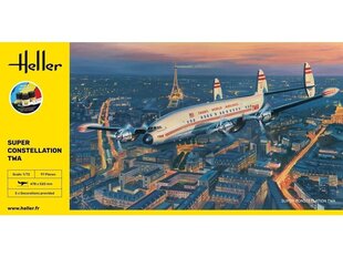 Подарочный набор Heller - Lockheed Super Constellation TWA, 1/72, 58391 цена и информация | Конструкторы и кубики | pigu.lt