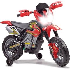 Elektrinis krosinis motociklas vaikams Feber, raudonas kaina ir informacija | Elektromobiliai vaikams | pigu.lt