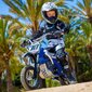 Vaikiškas elektrinis motociklas Cross Battery Injusa, mėlynas kaina ir informacija | Elektromobiliai vaikams | pigu.lt