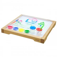 Пластиковый квадратный лоток для рисования Masterkidz цена и информация | Развивающие игрушки | pigu.lt
