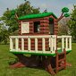 Vaikų žaidimų namelis ant medžio Feber, rudas, 2,02x1,32x1,85 cm kaina ir informacija | Vaikų žaidimų nameliai | pigu.lt