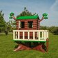 Vaikų žaidimų namelis ant medžio Feber, rudas, 2,02x1,32x1,85 cm kaina ir informacija | Vaikų žaidimų nameliai | pigu.lt