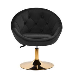 Grožio salono kėdė 4Rico QS-BL12B, juoda kaina ir informacija | Baldai grožio salonams | pigu.lt