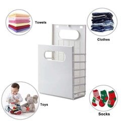 Sulankstomas skalbinių krepšelis kaina ir informacija | Vonios kambario aksesuarai | pigu.lt