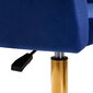 Kėdė 4Rico QS-BL14G, mėlyna kaina ir informacija | Baldai grožio salonams | pigu.lt