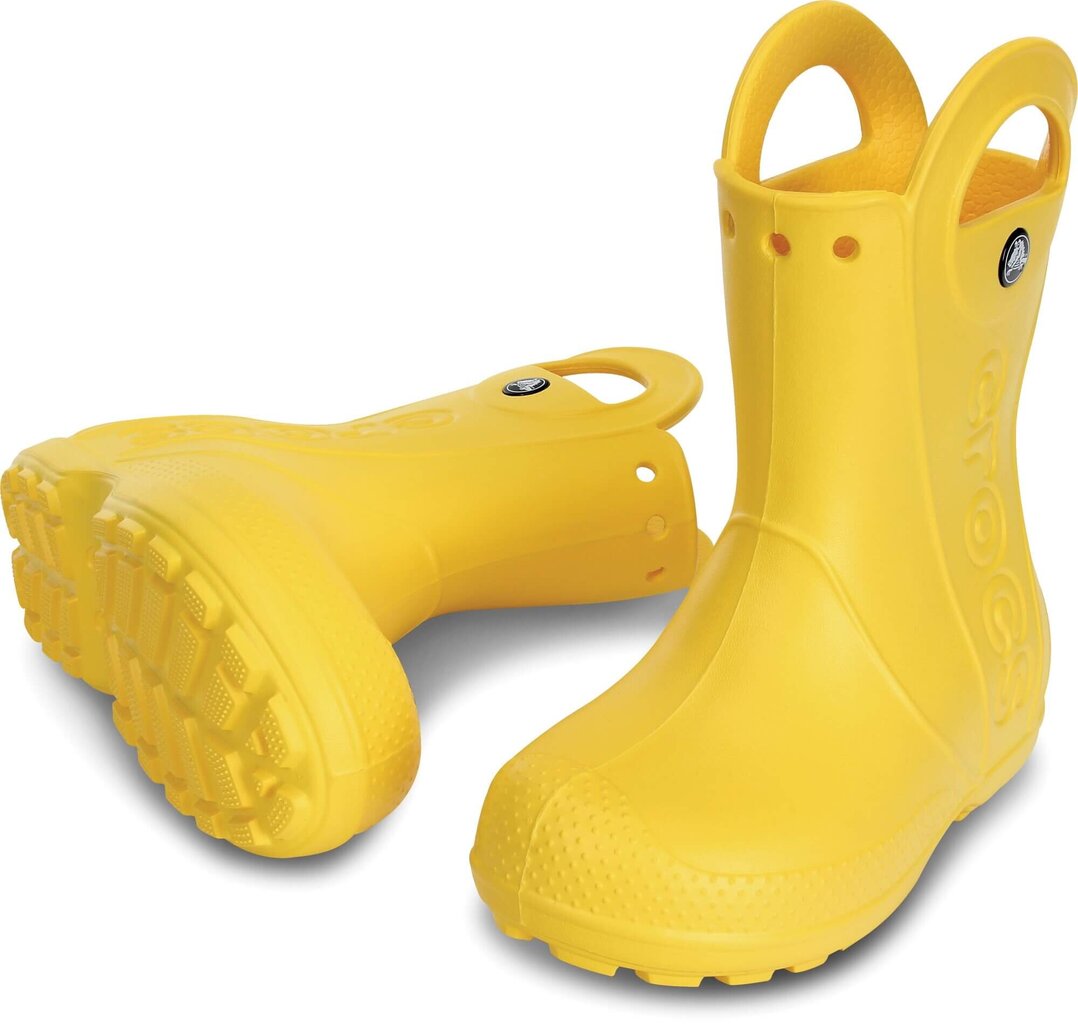 Guminiai batai berniukams Crocs, geltoni kaina ir informacija | Guminiai batai vaikams | pigu.lt