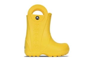 Guminiai batai berniukams Crocs, geltoni цена и информация | Резиновые сапоги детские | pigu.lt