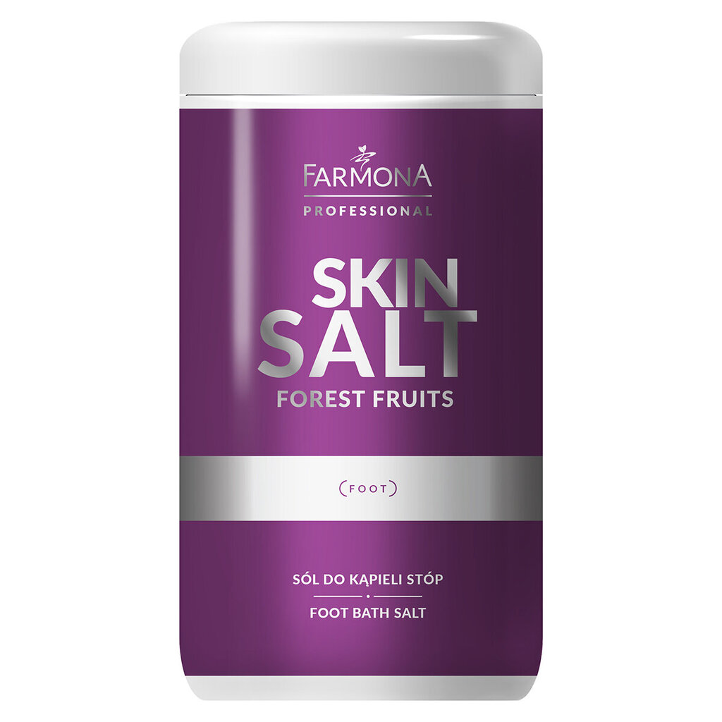 Vonios druska Farmona Skin Salt Foot, 1400 g kaina ir informacija | Dušo želė, aliejai | pigu.lt