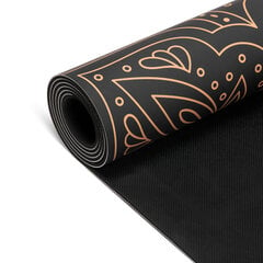 Jogos kilimėlis, 183x68 cm, juodas kaina ir informacija | Kilimėliai sportui | pigu.lt