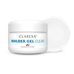 Priauginimo nagų gelis Claresa Builder Gel Clear, 50 g kaina ir informacija | Manikiūro, pedikiūro priemonės | pigu.lt