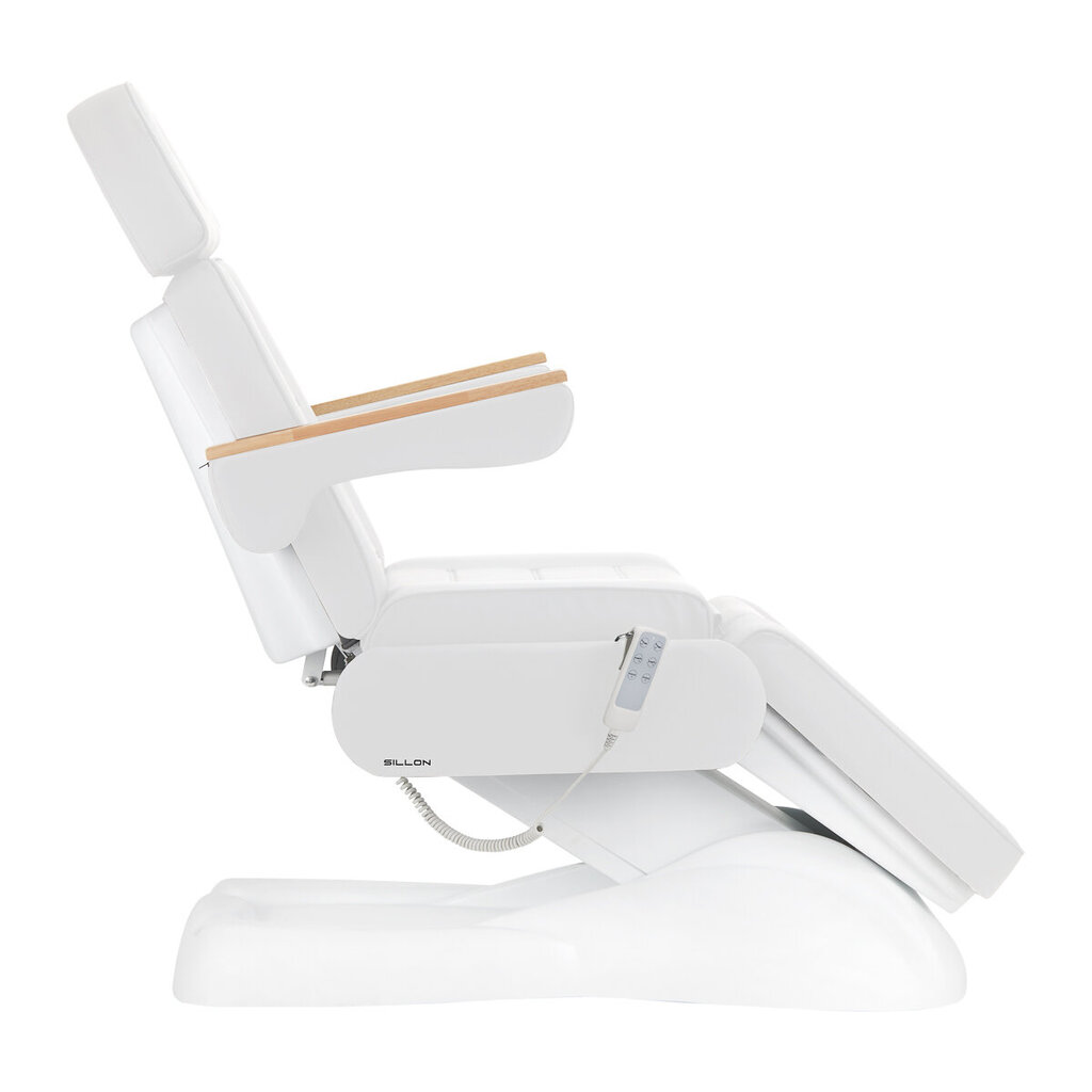 Elektrinė kosmetologinė kėdė Sillon Lux 273b, balta цена и информация | Baldai grožio salonams | pigu.lt