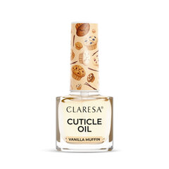 Aliejus odelėms Claresa Cuticle Oil Vanilla Muffin, 5 ml kaina ir informacija | Nagų lakai, stiprintojai | pigu.lt