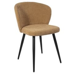 Kėdė Krosby, ruda/juoda kaina ir informacija | Virtuvės ir valgomojo kėdės | pigu.lt