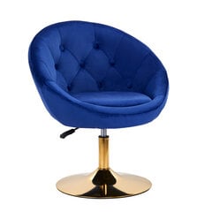 Grožio salono kėdė 4Rico QS-BL12B, mėlyna kaina ir informacija | Baldai grožio salonams | pigu.lt