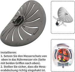 Thermomix maišymo peiliukų apsauga, 14 x 14,8 cm kaina ir informacija | Virtuvės įrankiai | pigu.lt