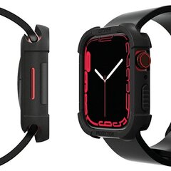 Araree etui Flexield Apple Watch 45mm czarny|black AR20-01463A цена и информация | Аксессуары для смарт-часов и браслетов | pigu.lt