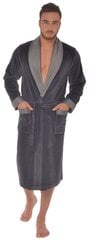 Рэвисе  RE-102 • Халат мужской • Серый • 3XL X000KXY7GN цена и информация | Мужские халаты, пижамы | pigu.lt