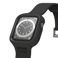 Araree etui z paskiem Duple Pro Apple Watch 44|45mm czarny|black AR70-01866A цена и информация | Аксессуары для смарт-часов и браслетов | pigu.lt