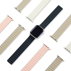 Araree pasek Silicone Link Apple Watch 38|40|41mm biało-zielony|warm white-khaki AR70-01908C цена и информация | Аксессуары для смарт-часов и браслетов | pigu.lt