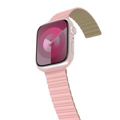 Araree pasek Silicone Link Apple Watch 38|40|41mm różowo-zielony|pink-khaki AR70-01908B цена и информация | Аксессуары для смарт-часов и браслетов | pigu.lt