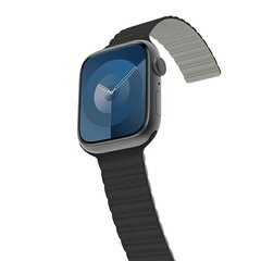 Araree pasek Silicone Link Apple Watch 42|44|45|49mm czarno-szary|black-gray AR70-01907A цена и информация | Аксессуары для смарт-часов и браслетов | pigu.lt