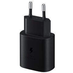 Зарядное устройство Samsung EP-TA800NBEGEU USB-C | 3A | 25W | черный (OEM) цена и информация | Зарядные устройства для телефонов | pigu.lt
