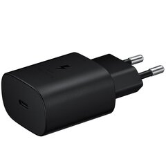 Зарядное устройство Samsung EP-TA800NBEGEU USB-C | 3A | 25W | черный (OEM) цена и информация | Зарядные устройства для телефонов | pigu.lt