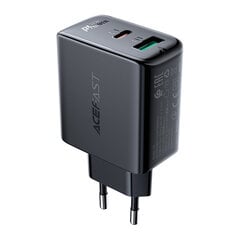 Сетевое зарядное устройство Acefast USB Type C / USB 32W, PPS, PD, QC 3.0, AFC, FCP белое (A5) цена и информация | Зарядные устройства для телефонов | pigu.lt