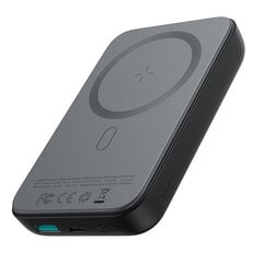 Joyroom power bank 10000mAh 20W Power Delivery Quick Charge magnetyczna wireless Qi charger 15W for iPhone MagSafe compatible white (JR-W020 white) цена и информация | Зарядные устройства Power bank | pigu.lt
