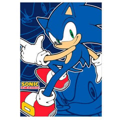 Vaikiškas pledas Sonic, 100x140 cm kaina ir informacija | Lovatiesės ir pledai | pigu.lt