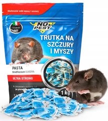 Яд No-Pest против мышей и крыс. цена и информация | Средства защиты от кротов, грызунов | pigu.lt