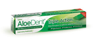 Dantų pasta Aloedent Triple Action, 100 ml kaina ir informacija | Dantų šepetėliai, pastos | pigu.lt