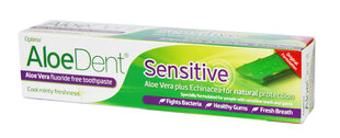 Dantų pasta AloeDent Sensitive, jautriems dantims, 100 ml kaina ir informacija | Dantų šepetėliai, pastos | pigu.lt
