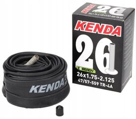 Dviračio kamera Kenda AV32, 26", juoda kaina ir informacija | Dviračių kameros ir padangos | pigu.lt