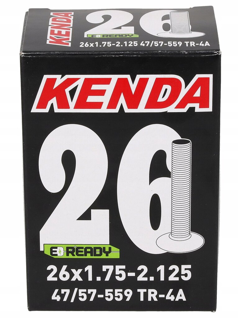 Dviračio kamera Kenda AV32, 26", juoda цена и информация | Dviračių kameros ir padangos | pigu.lt