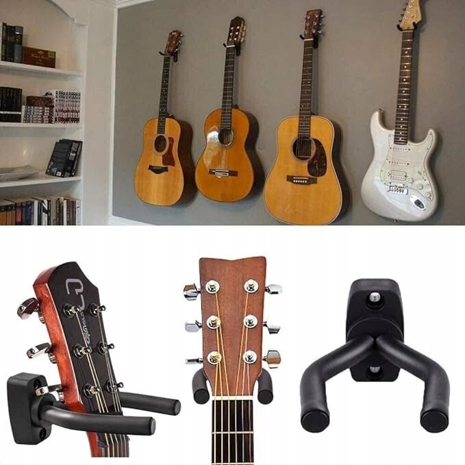 Gitaros sieninis laikiklis Korbi kaina ir informacija | Priedai muzikos instrumentams | pigu.lt