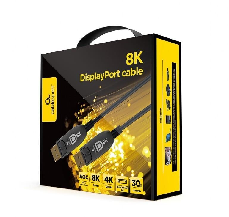 Gembird DisplayPort, 30 m цена и информация | Kabeliai ir laidai | pigu.lt