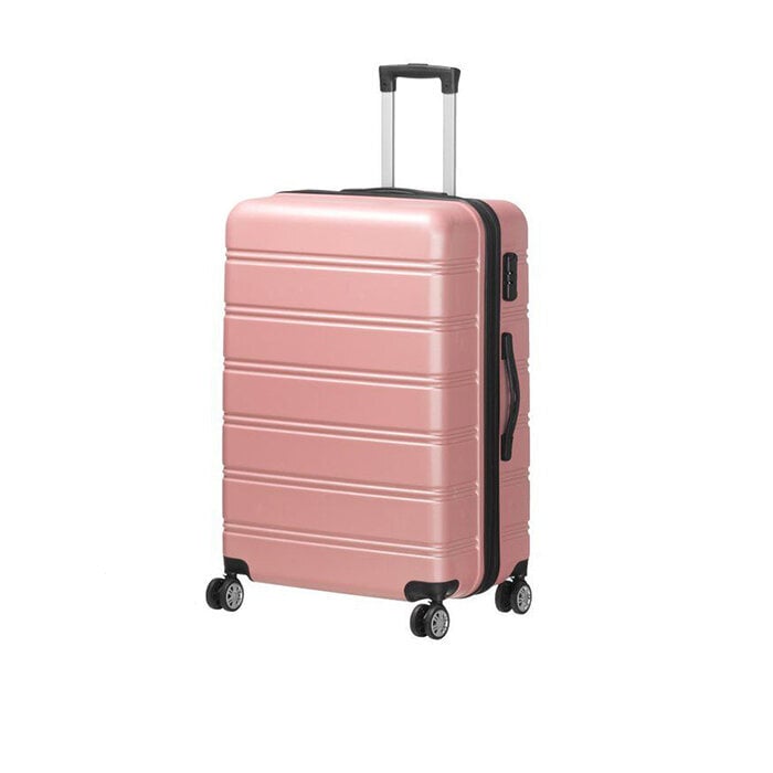Didelis lagaminas Acces L, rožinis цена и информация | Lagaminai, kelioniniai krepšiai | pigu.lt